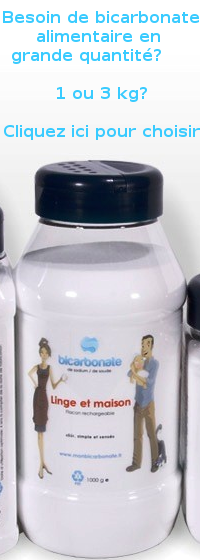 besoin de bicarbonate alimentaire en grande quantité? Cliquez ici